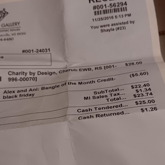 Alex and Ani charity by design cherub bangle - Picture 8 of 8